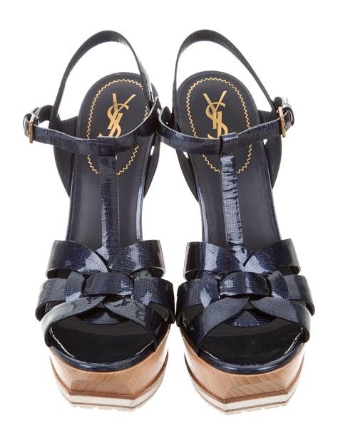 tribute sandals ysl sale|saint laurent tribute platform sandals.